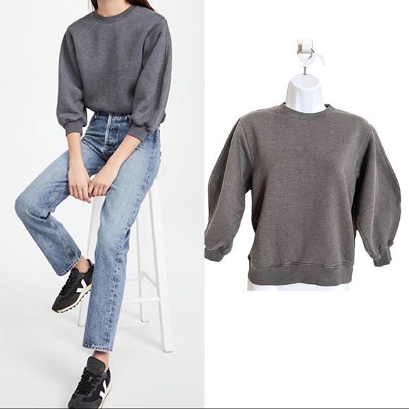 AGOLDE Thora 3/4 Sleeve Sweatshirt - Picture 3 of 16